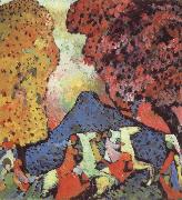 Wassily Kandinsky Kek hegy Spain oil painting artist